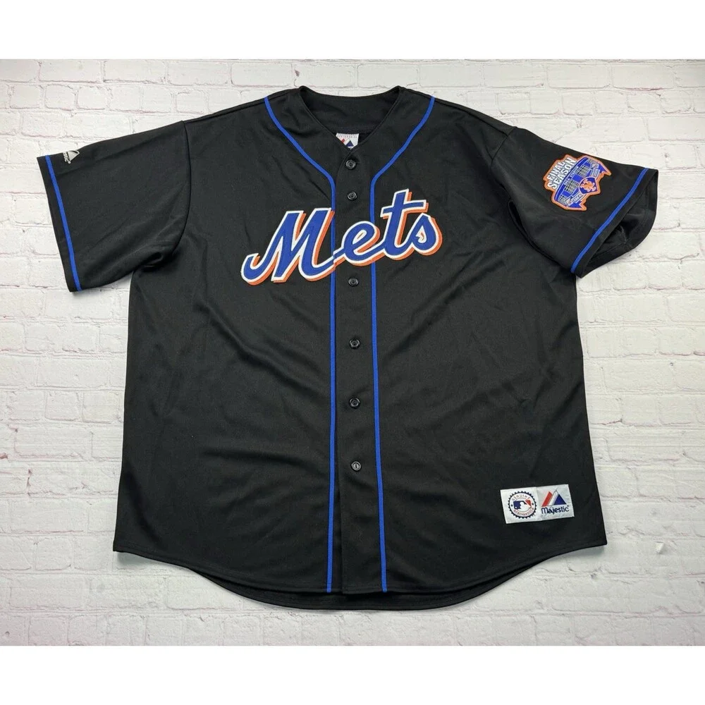 Jose Reyes #7 New York Mets Majestic Alternate 2008 Final Season Shea Jersey XXL